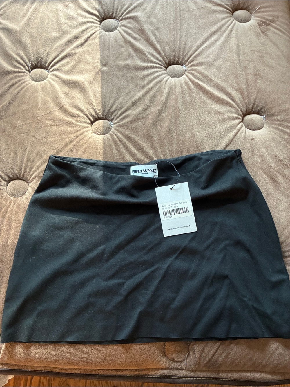 Princess Polly Black Mini Skirt - Simple A-Line
